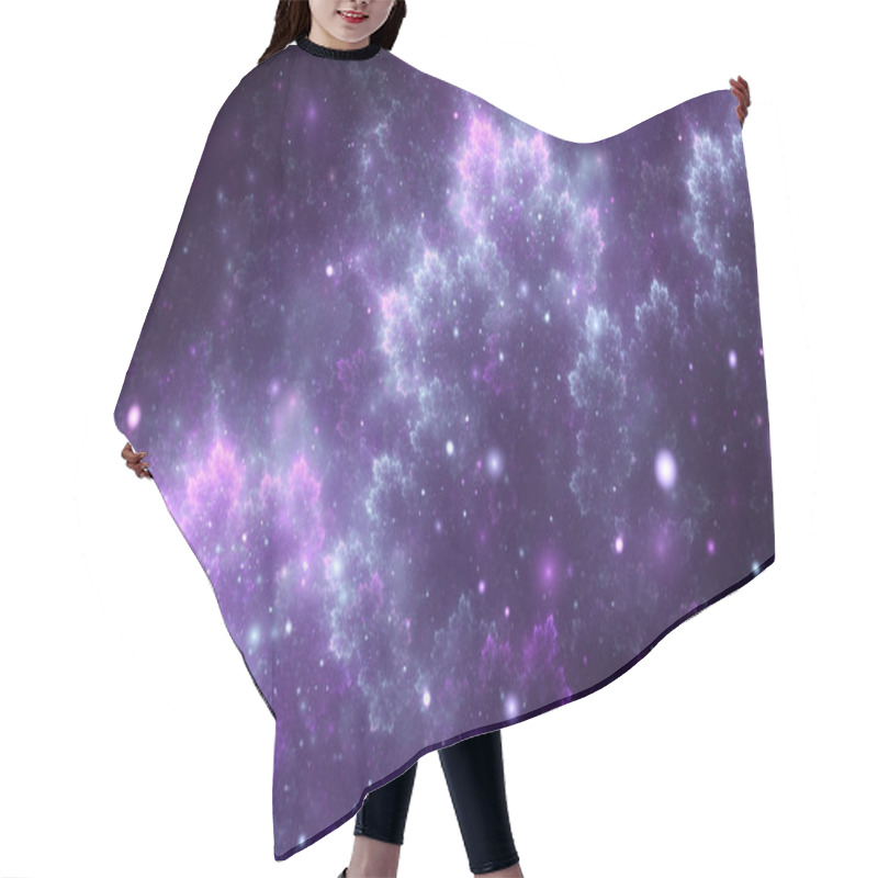 Personality  Deep-blue Cosmic Clouds Hair Cutting Cape