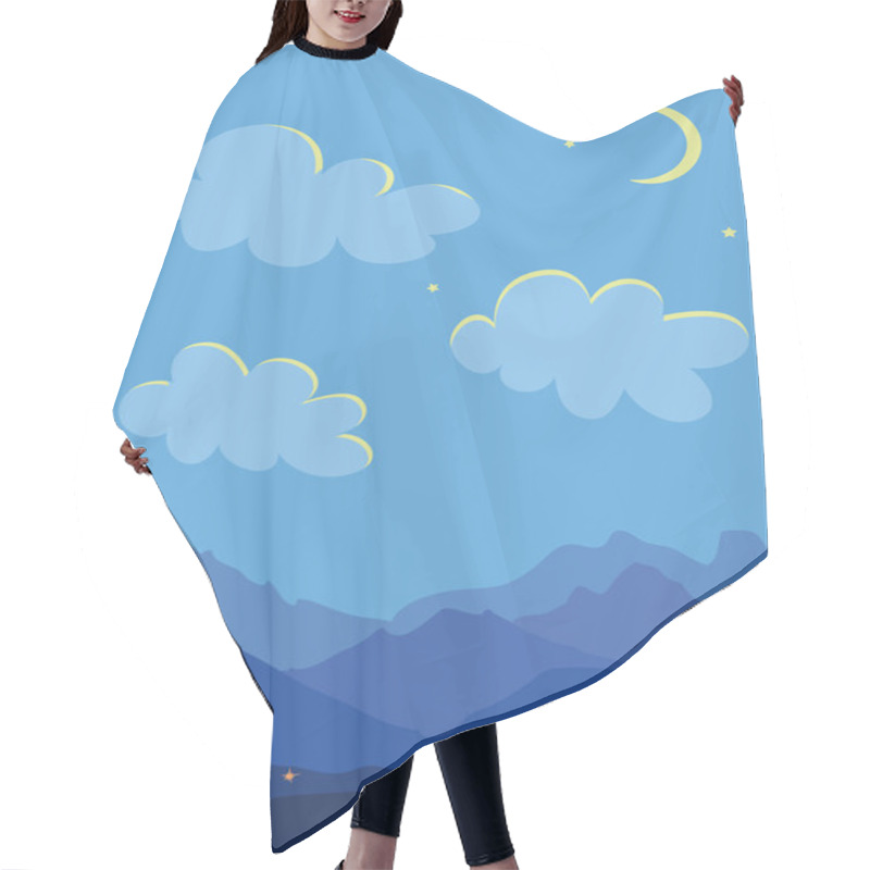 Personality  Mountains Hair Cutting Cape