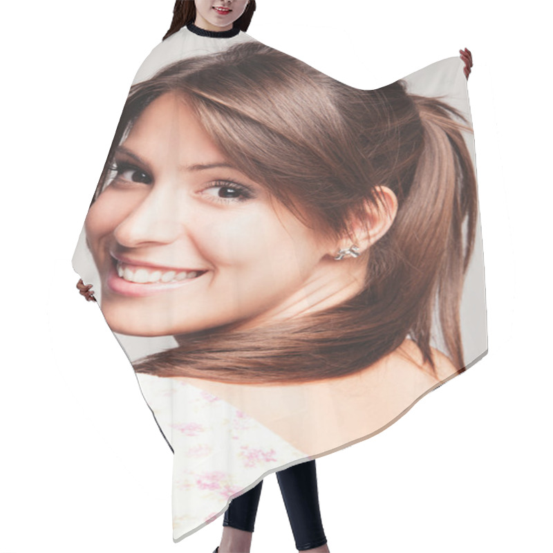 Personality  Beautiful Smile Hair Cutting Cape