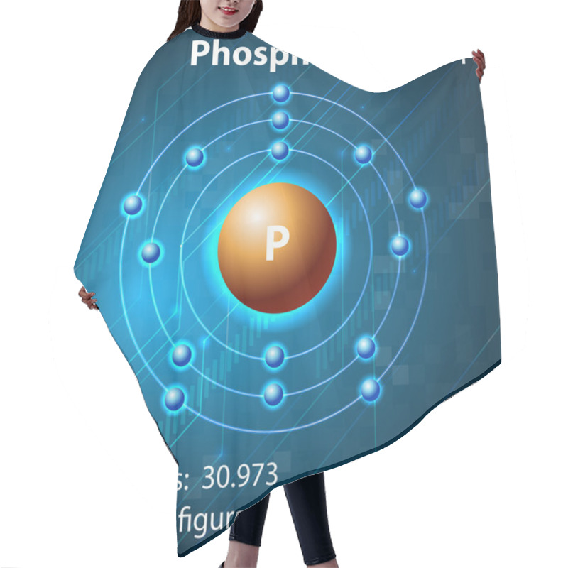 Personality  Phosphorus hair cutting cape