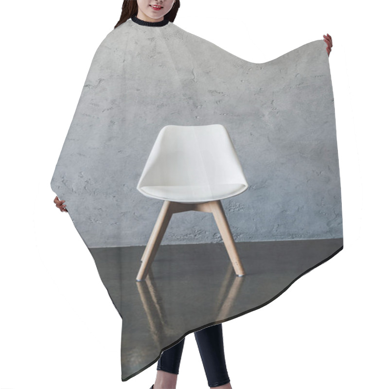 Personality  Modern White Chair  Hair Cutting Cape