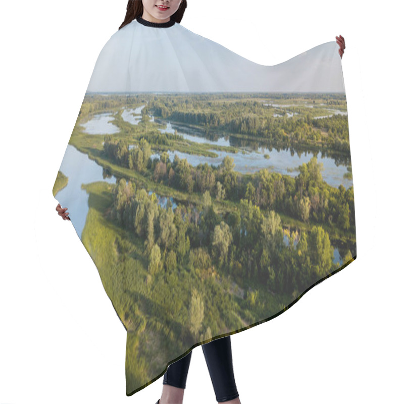 Personality  River Branch And Forest Hair Cutting Cape