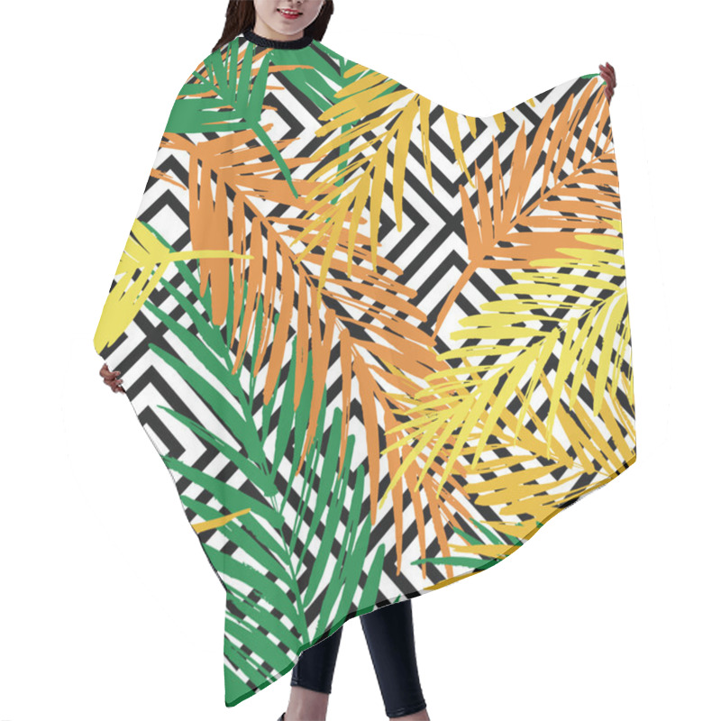 Personality  Seamless Exotic Pattern Hair Cutting Cape