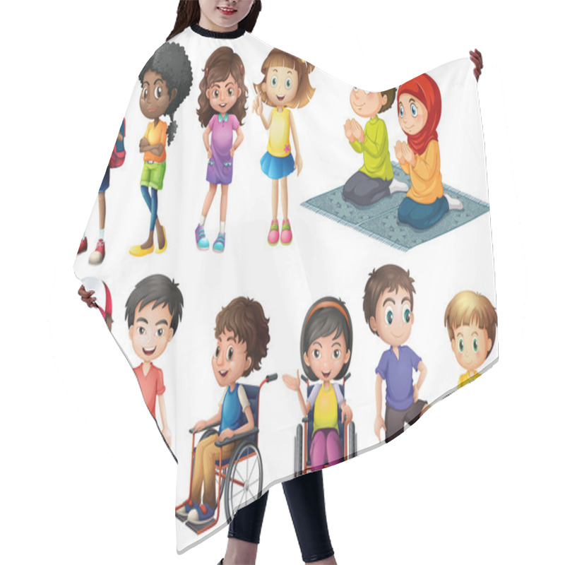 Personality  Children Hair Cutting Cape