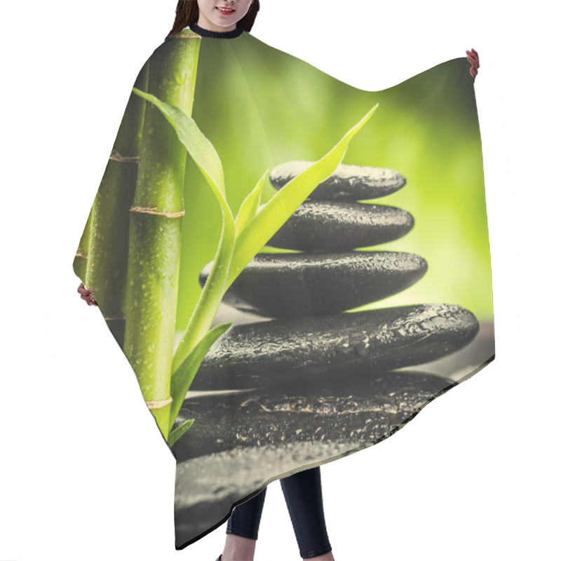 Personality  Zen Basalt Stones Hair Cutting Cape