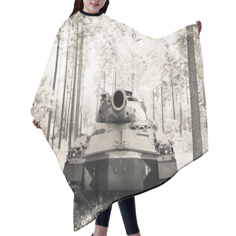 Personality  Tank Destroyer IKV 91 Hair Cutting Cape