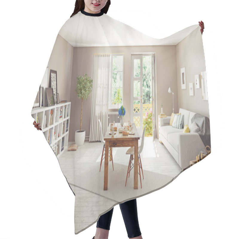 Personality  Modern Interior Hair Cutting Cape