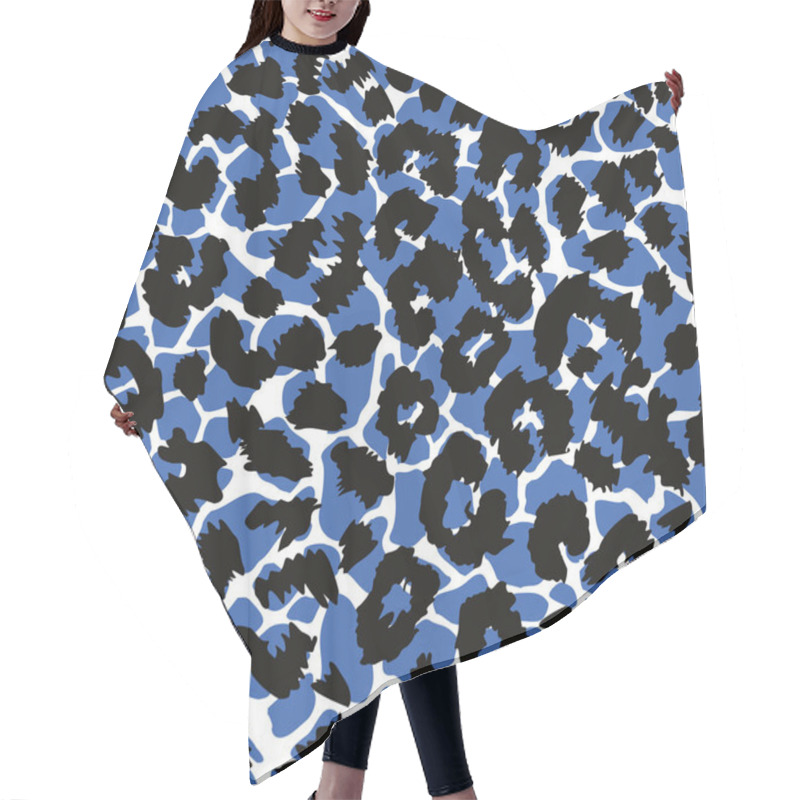 Personality  Pattern Design Of Leopard Animal Print Vector Hair Cutting Cape