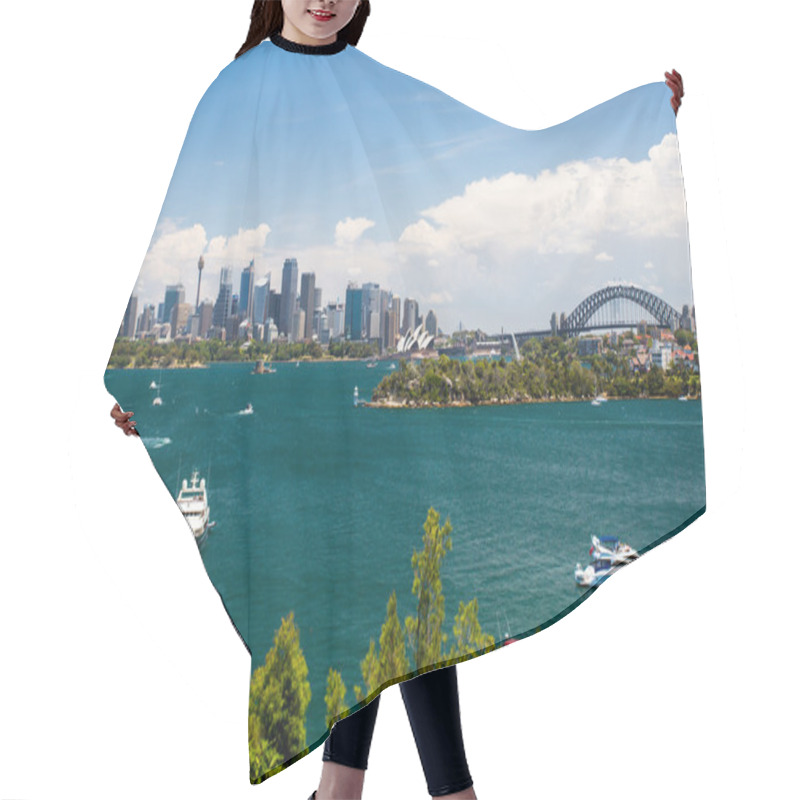 Personality  Sydney Harbour From Taronga Zoo Hair Cutting Cape