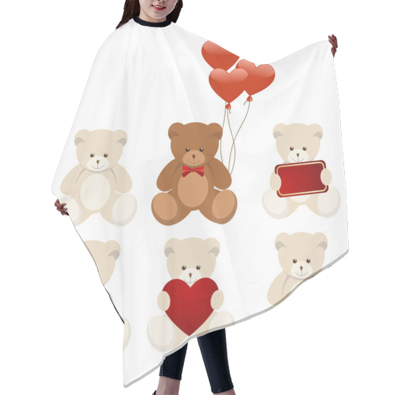 Personality  Teddy Bears Hair Cutting Cape