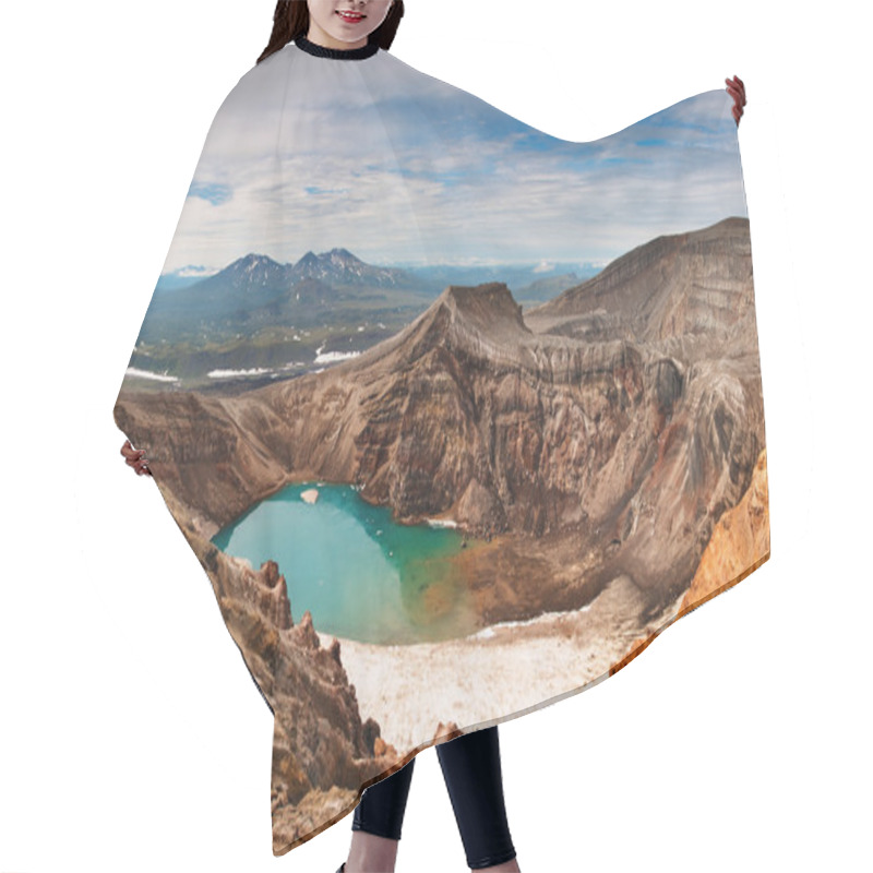 Personality  Volcanic Landscape Hair Cutting Cape