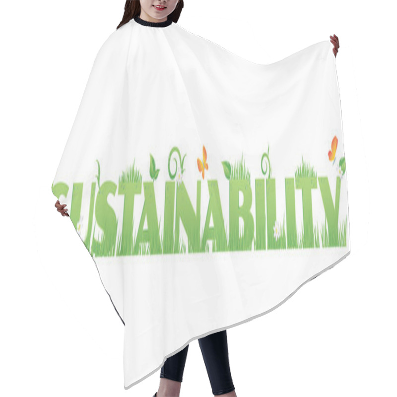 Personality  Green Sustainability Hair Cutting Cape