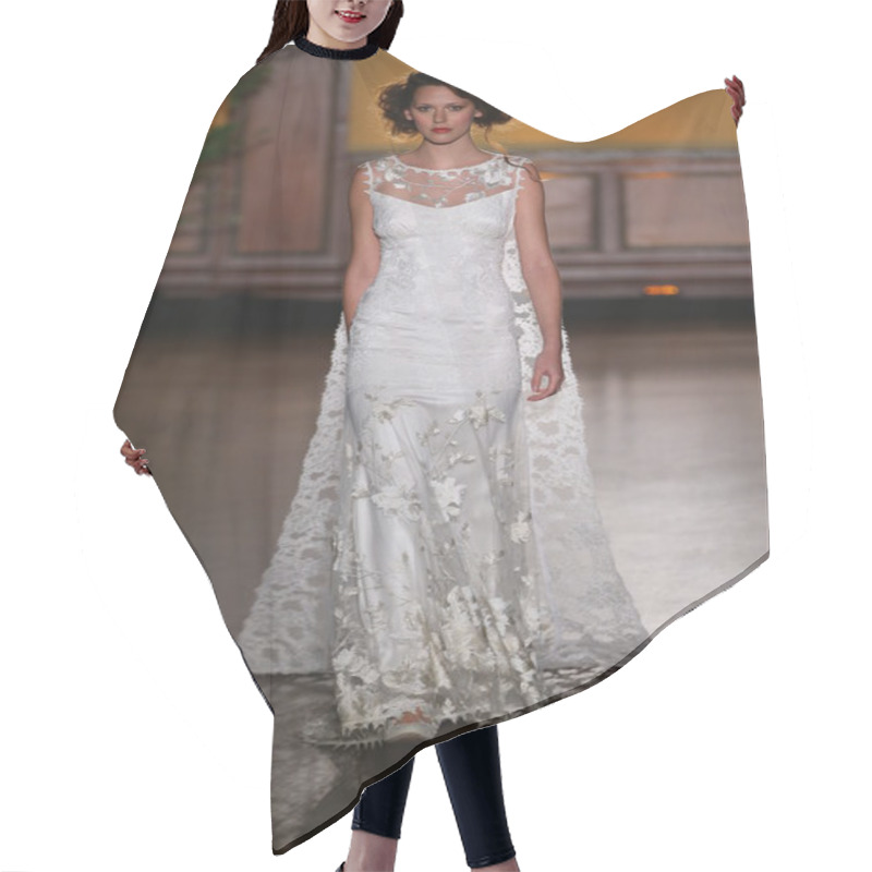 Personality  Claire Pettibone Bridal Fall Winter 2016 Presentation Hair Cutting Cape