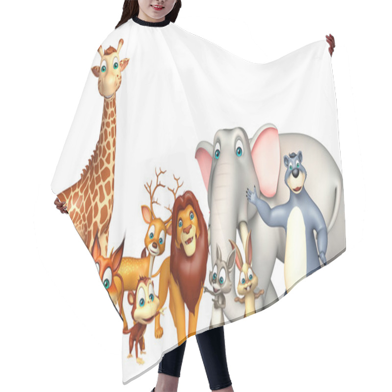 Personality  Wild Animal Collection Hair Cutting Cape