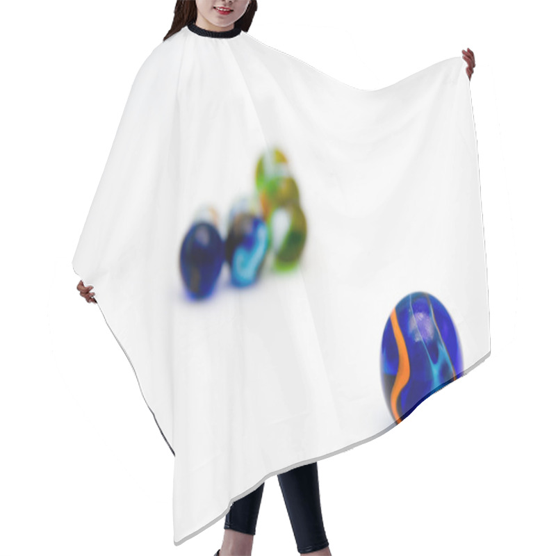 Personality  Marble Balls Hair Cutting Cape