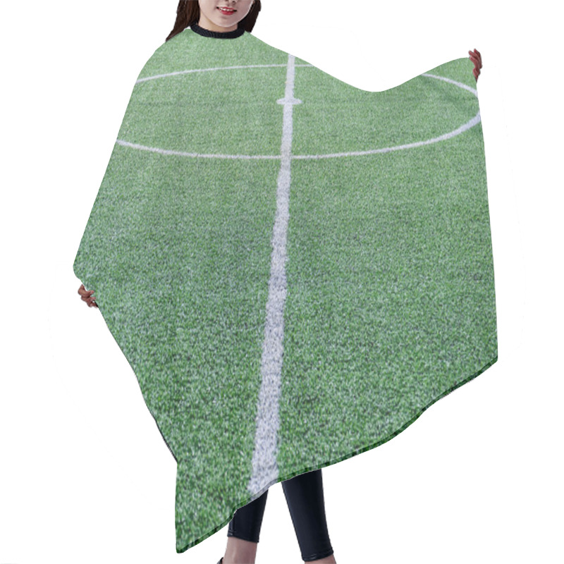 Personality  Artificial Turf Football Field Hair Cutting Cape