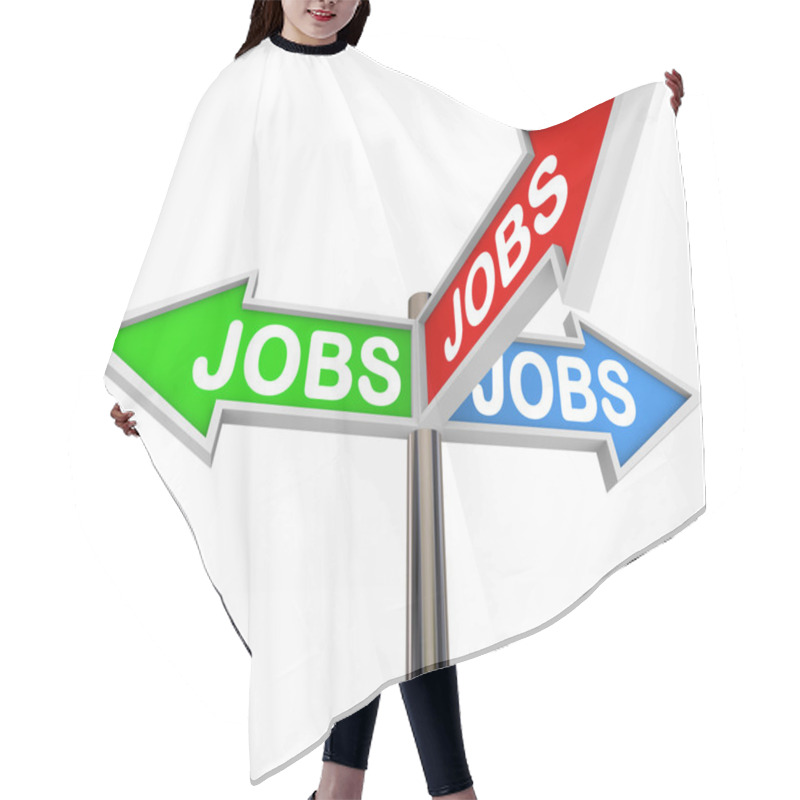 Personality  Jobs Street Signs Pointing Way To New Job Career Hair Cutting Cape