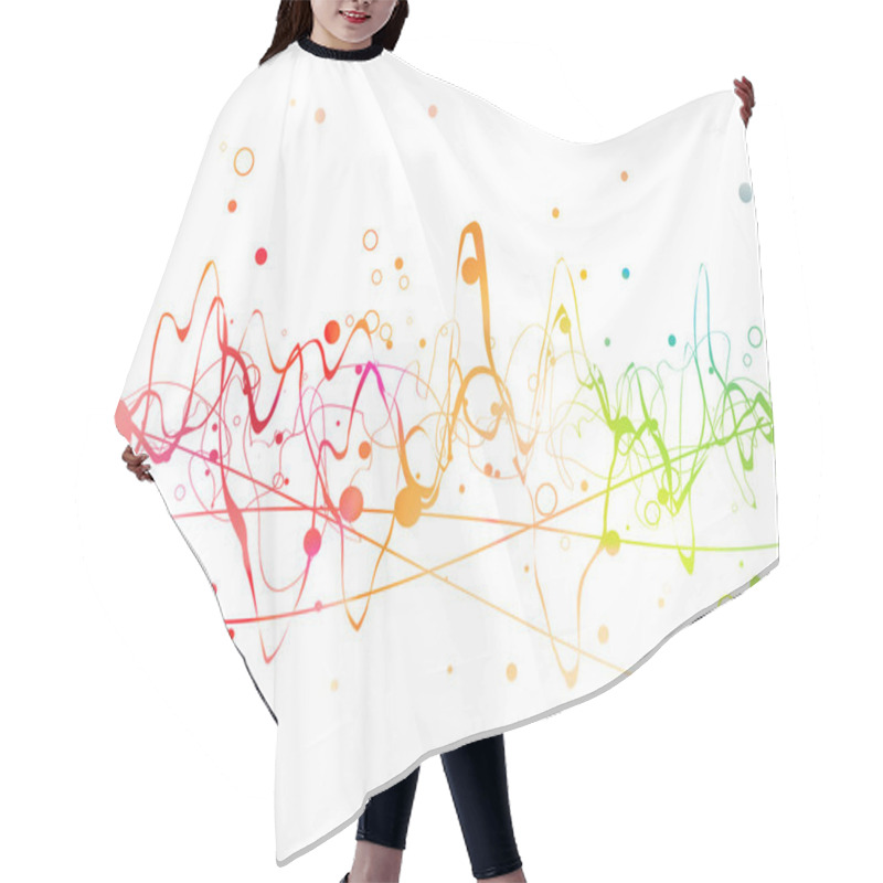 Personality  Abstract Background Hair Cutting Cape