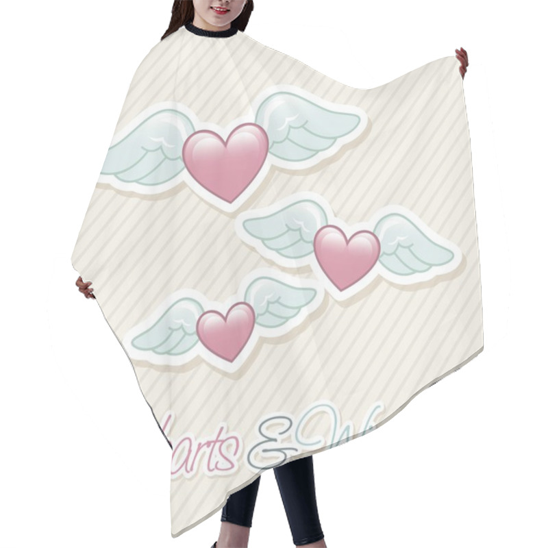 Personality  Angel Wings Hair Cutting Cape