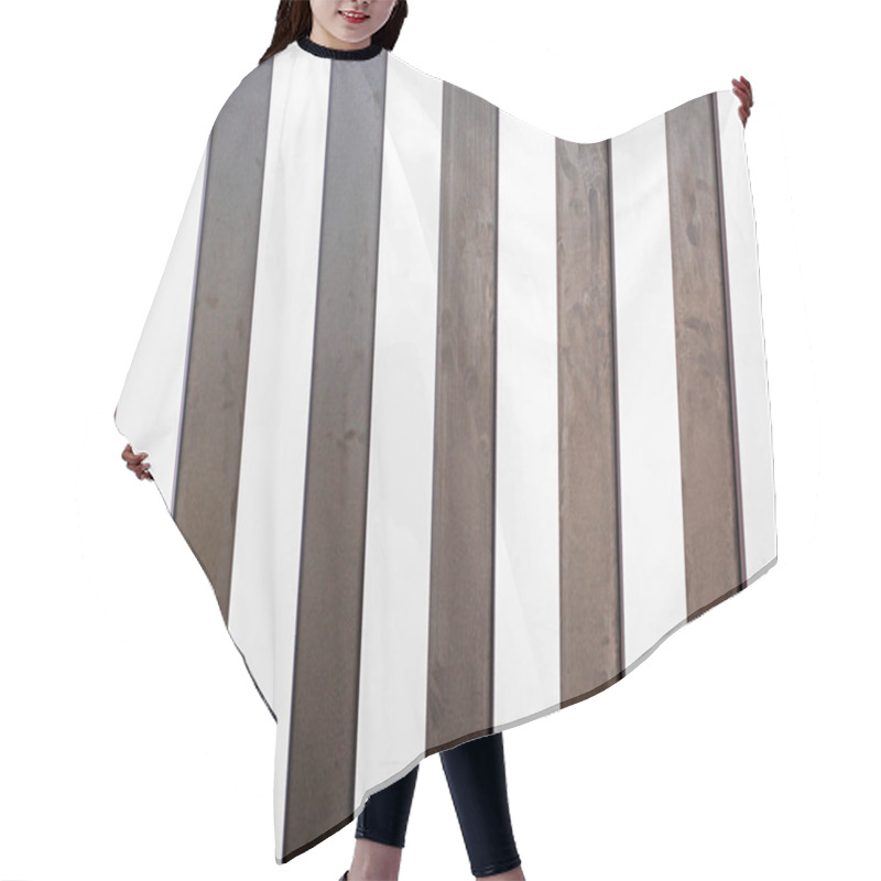 Personality  Abstract Black And White Striped Surface In The Interior Hair Cutting Cape