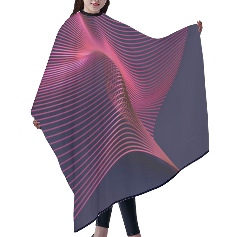 Personality  Abstract 3D Surface Hair Cutting Cape