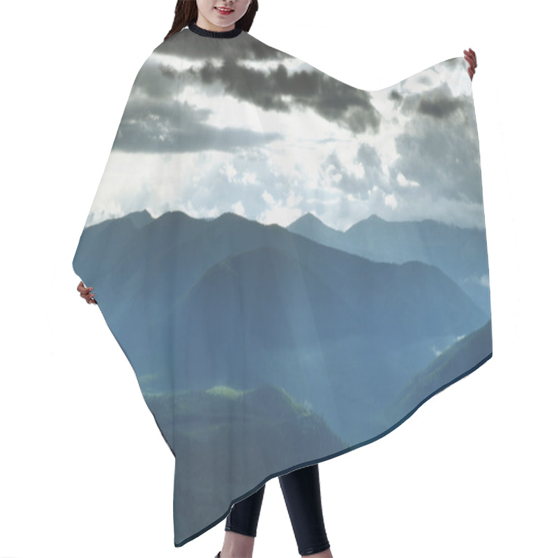 Personality  Sun Shining Mountains Hair Cutting Cape