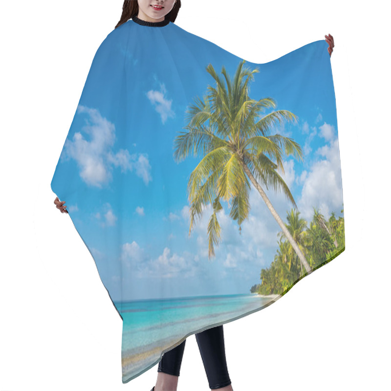 Personality  Perfect Tropical Island Paradise Beach Hair Cutting Cape