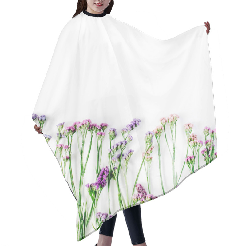 Personality  Dry Sea-lavender Flowers Hair Cutting Cape