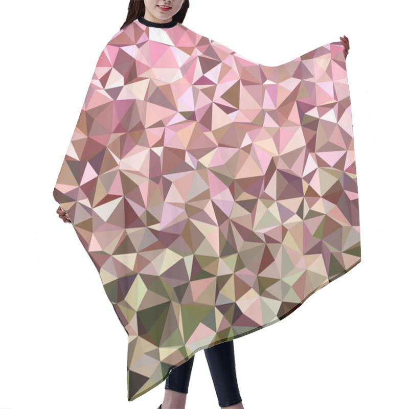 Personality  Abstract Triangle Mosaic Background Design Hair Cutting Cape