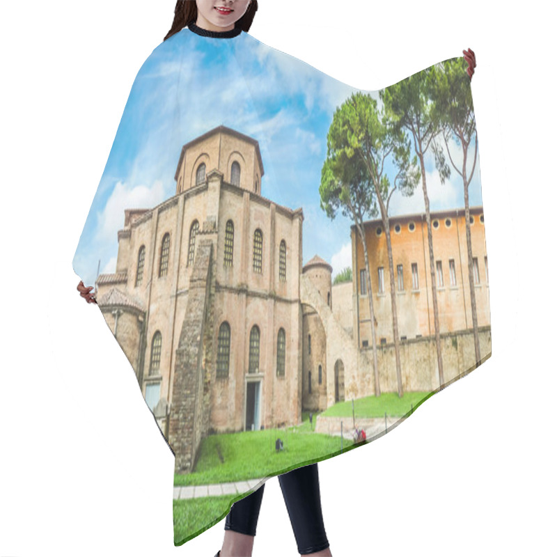 Personality  Famous Basilica Di San Vitale In Ravenna, Italy Hair Cutting Cape