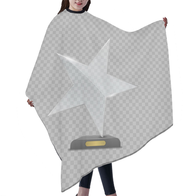 Personality  Glass Star Award Hair Cutting Cape