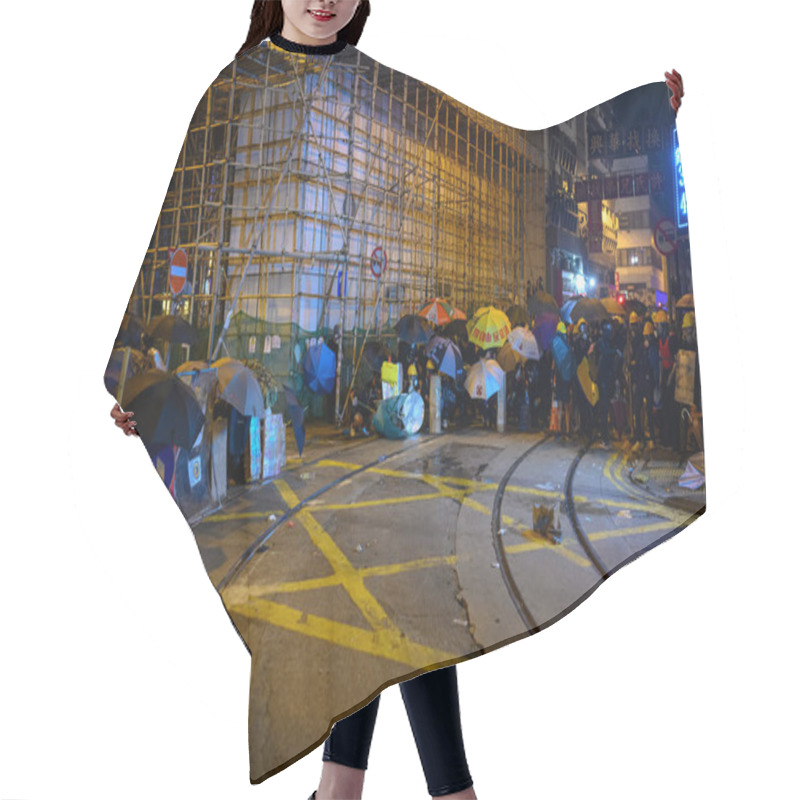 Personality  Hong Kong Public Protest Anti-extradition Law In Hong Kong Islan Hair Cutting Cape