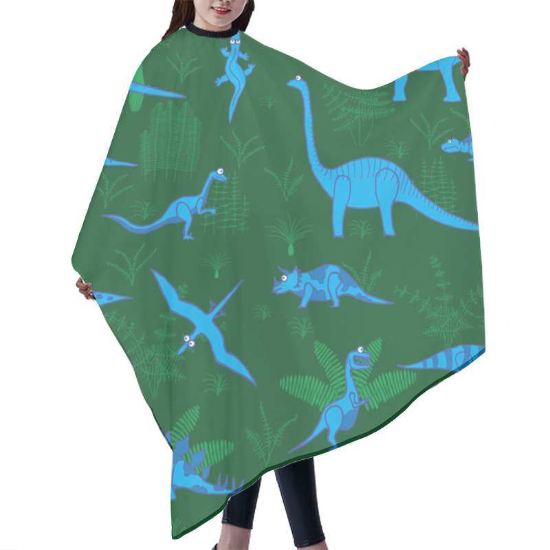 Personality  Dinosaurs And Trees Hair Cutting Cape