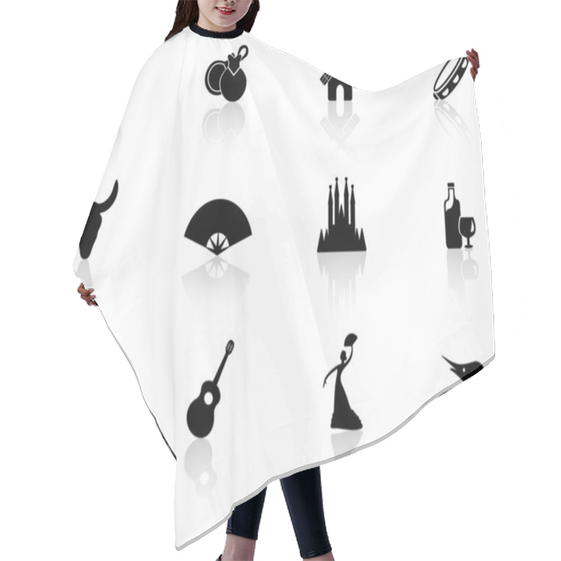 Personality  Spain Culture Icons Hair Cutting Cape