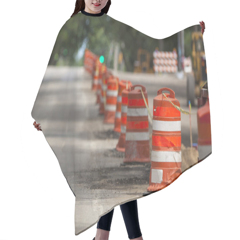 Personality  Road Construction Zone  Hair Cutting Cape