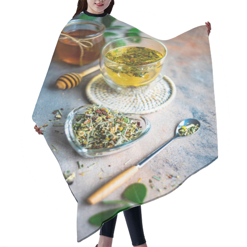 Personality  Floral Tea Concept Hair Cutting Cape