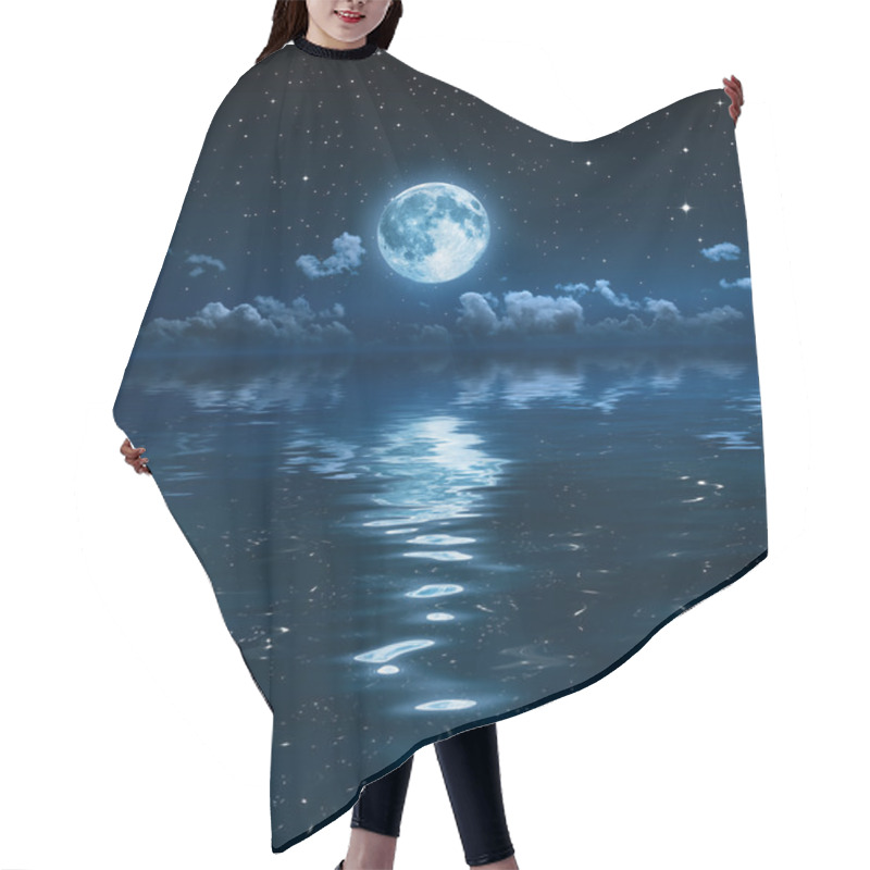 Personality  Sky Dream Of A Calm Sea And Clear Hair Cutting Cape