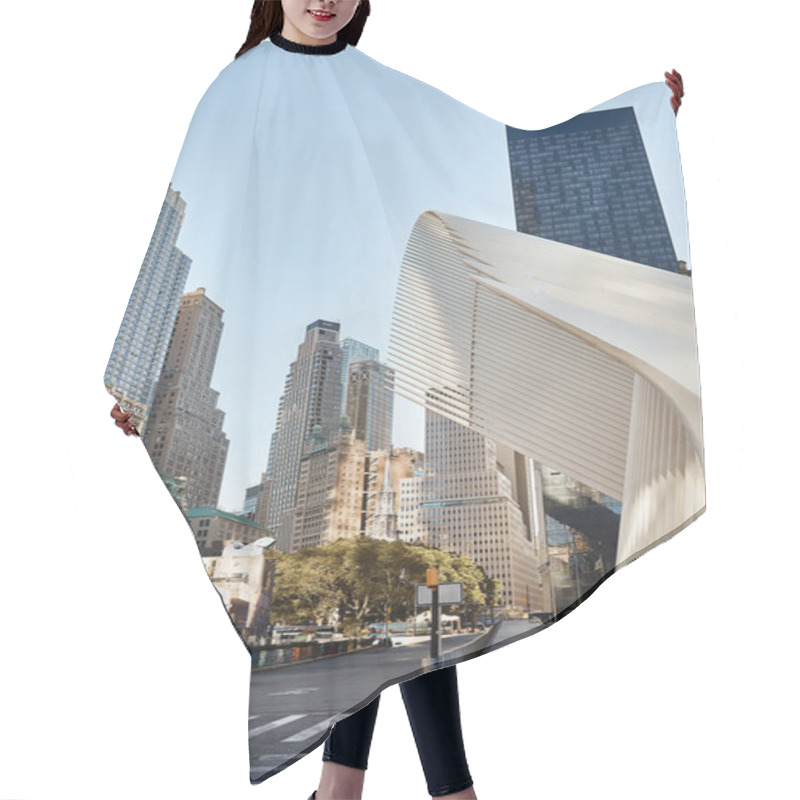 Personality  The Oculus, A Modern Architectural Marvel, Stands Tall In The Heart Of New York City. Hair Cutting Cape