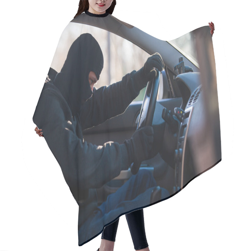 Personality  Car Thief Hair Cutting Cape