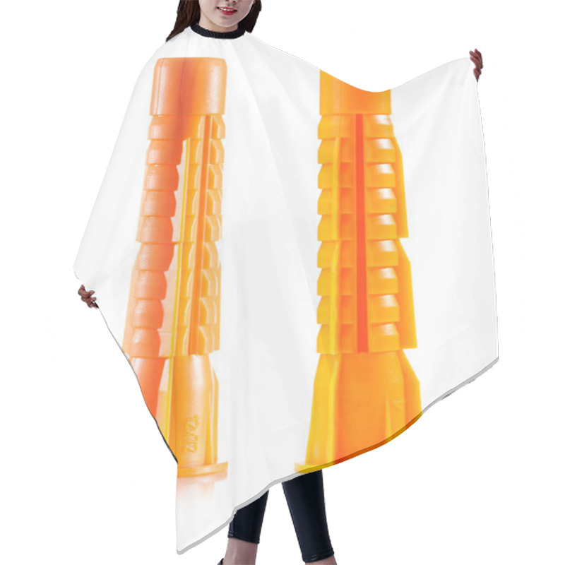 Personality  New Plastic Orange Wall Anchors Hair Cutting Cape