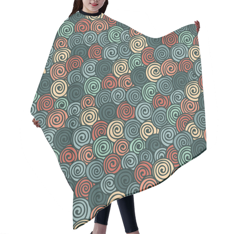 Personality  Swirls Pattern Hair Cutting Cape