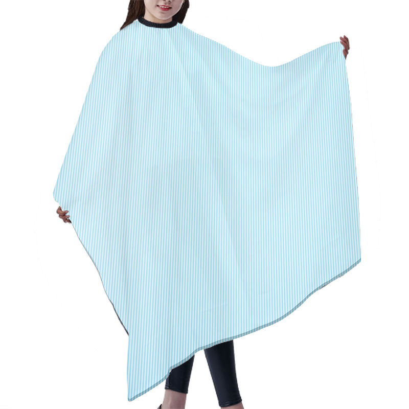 Personality  Striped Blue And White Pattern Texture Hair Cutting Cape