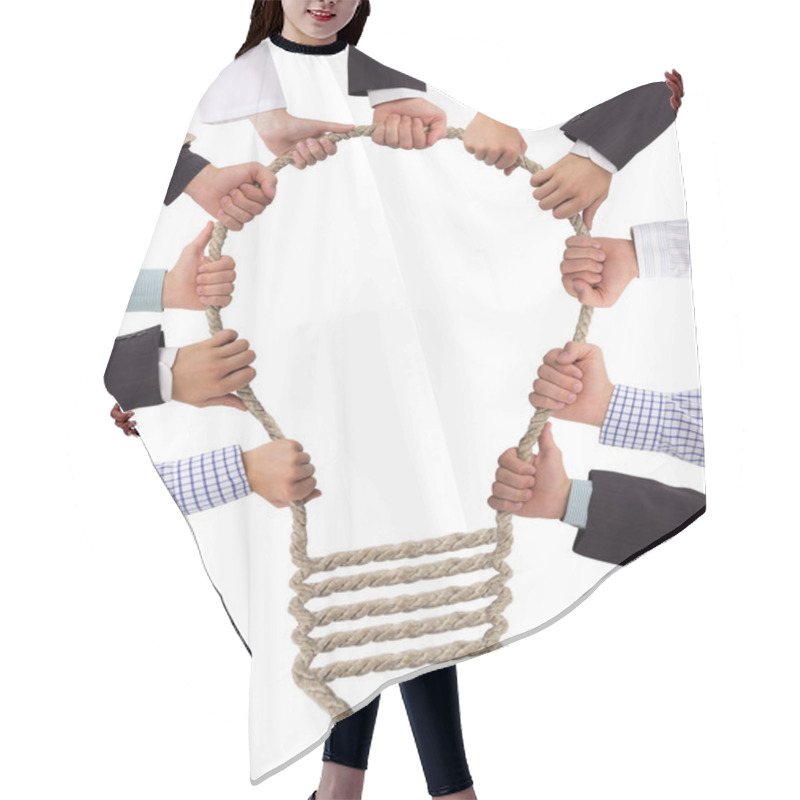 Personality  Hands Hair Cutting Cape