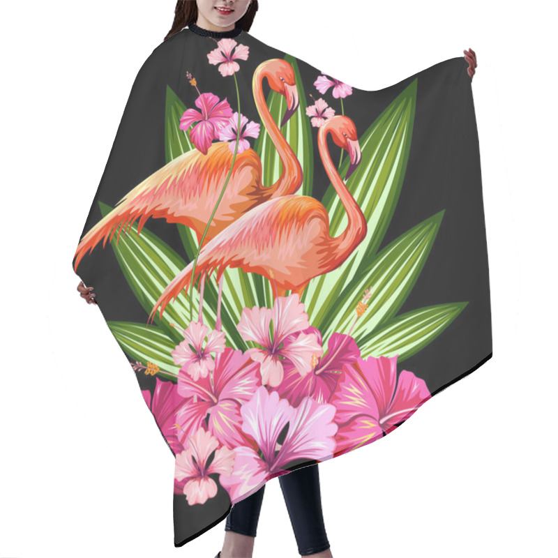 Personality  Exotic Tropical Background Hair Cutting Cape