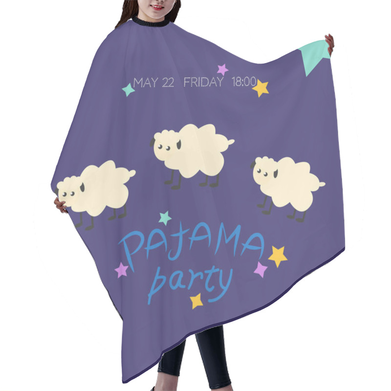 Personality  Cozy Vector Illustration With Cute Sheep, Stars And Text 