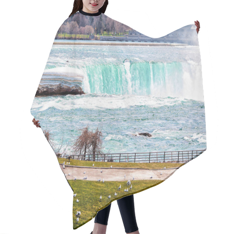 Personality  Splash At Niagara Falls Viewed From The American Side USA Hair Cutting Cape