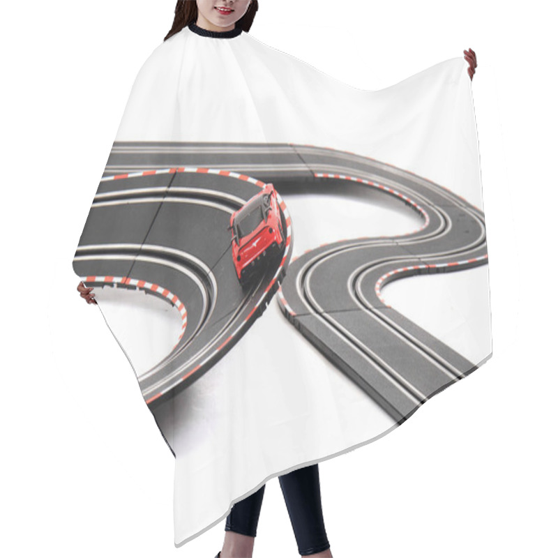 Personality  Racing Track Isolated Hair Cutting Cape