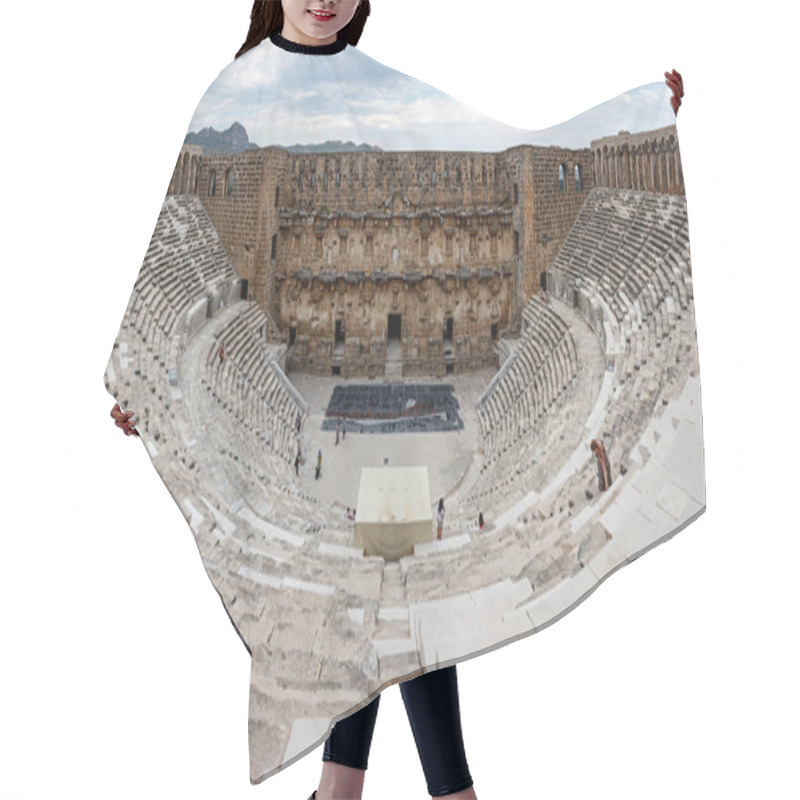 Personality  Aspendos Amphitheater In Antalia Hair Cutting Cape