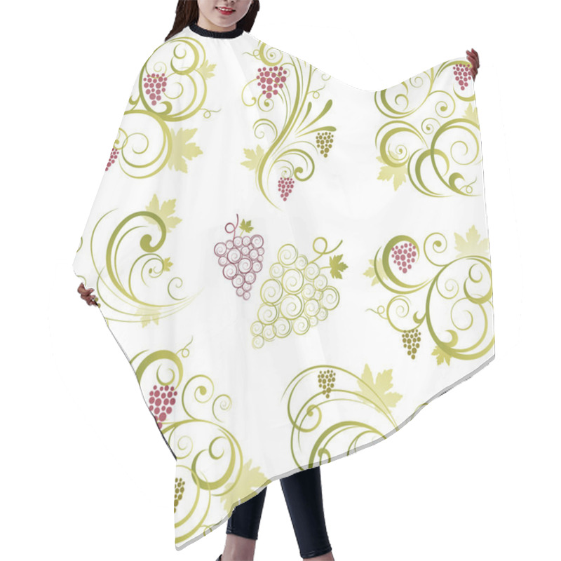 Personality  Grapevine Motifs Hair Cutting Cape