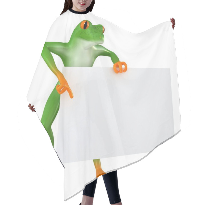 Personality  Tropical Business Frog Hair Cutting Cape